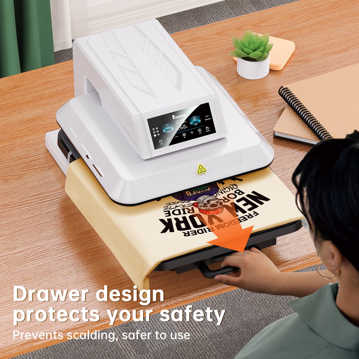 Auto Heat Press Machine for T Shirts-Auto-Release 15x15 Heat Press