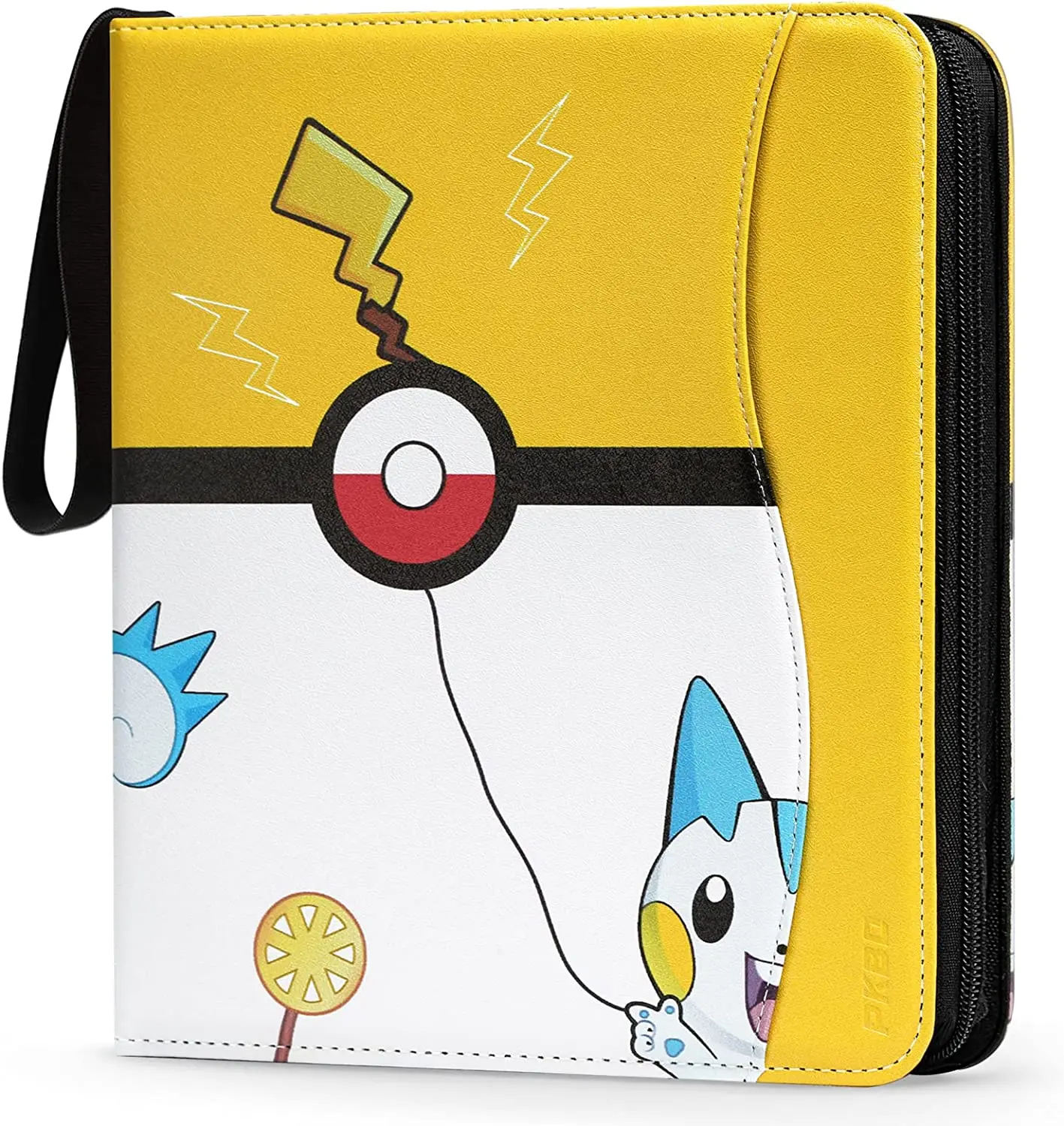 Pokemon Card Binder 4-Pocket with Zipper Removable Sleeves – Benazcap
