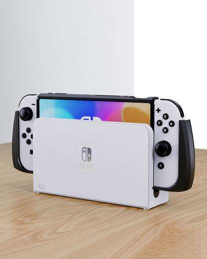 Benazcap Dockable Case for Nintendo Switch OLED Model 2021, Black