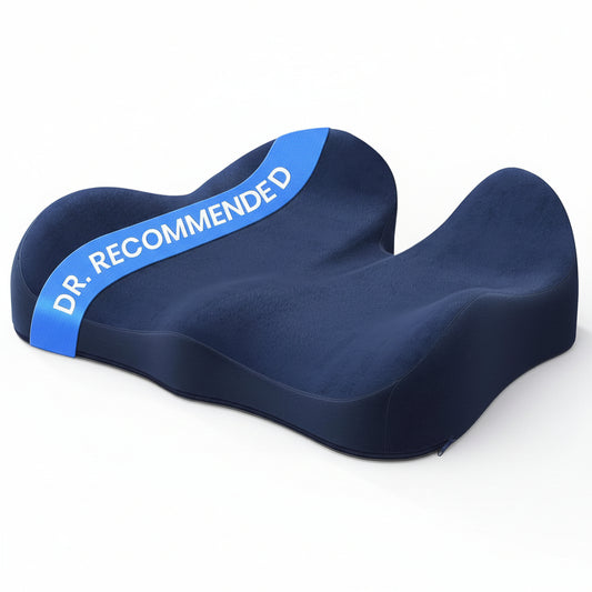Large Ergonomic Memory Foam Seat Cushion