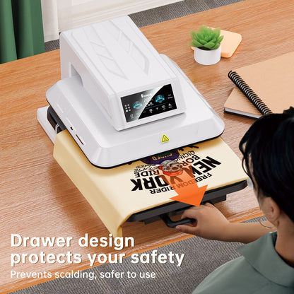 Auto Heat Press Machine for T Shirts-Auto-Release 15x15 Heat Press