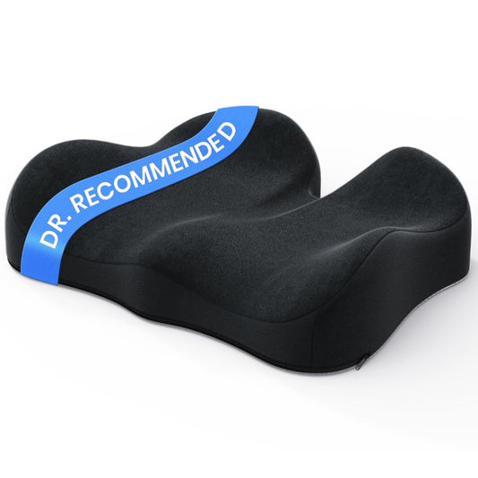 Large Ergonomic Memory Foam Seat Cushion
