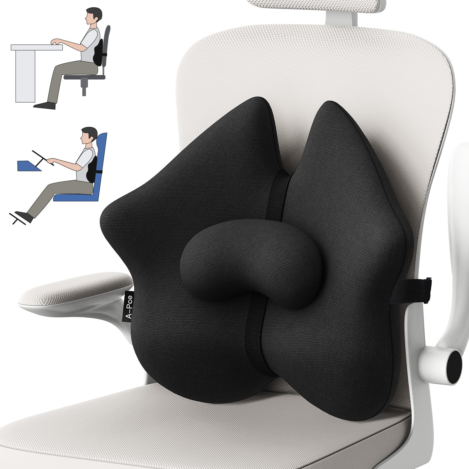 Office Chair Cushion ZIKEE Lumba Suppot Pillow Fo Office Chai And