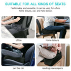 Benazcap X Large Memory Seat Cushion for Office Chair Pressure Relief-Black