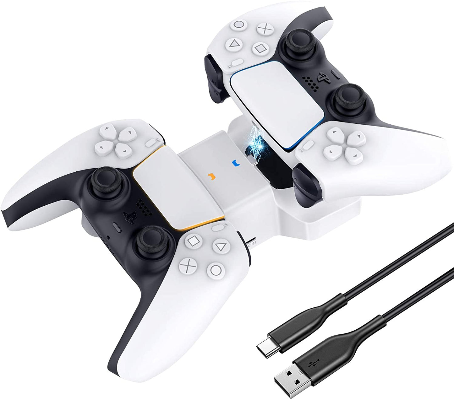 PS5 Controller DualSense Charging Stand Dock-White